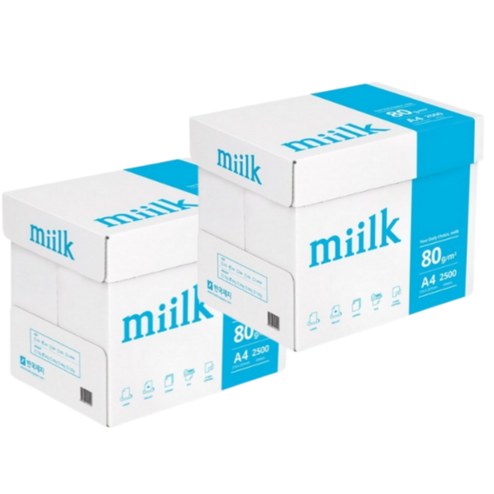 밀크 복사용지 A4 80g