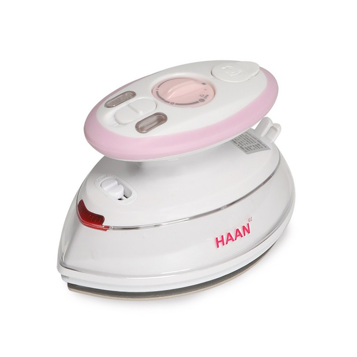 한경희 미니 스팀다리미 HS90C 250도 핸디스팀다리미, 러블리핑크