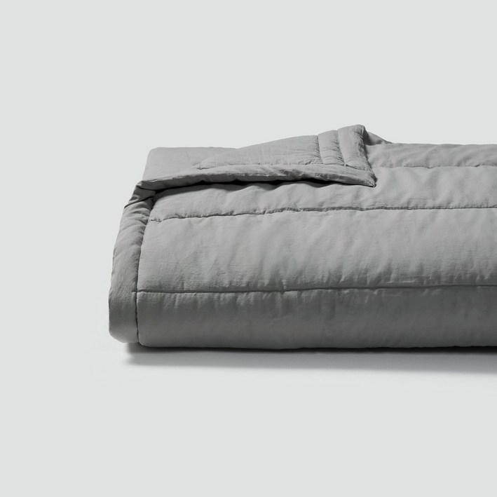 JAJU 코튼 워싱 피그먼트 차렵이불SS그레이 J60N902146681 213364