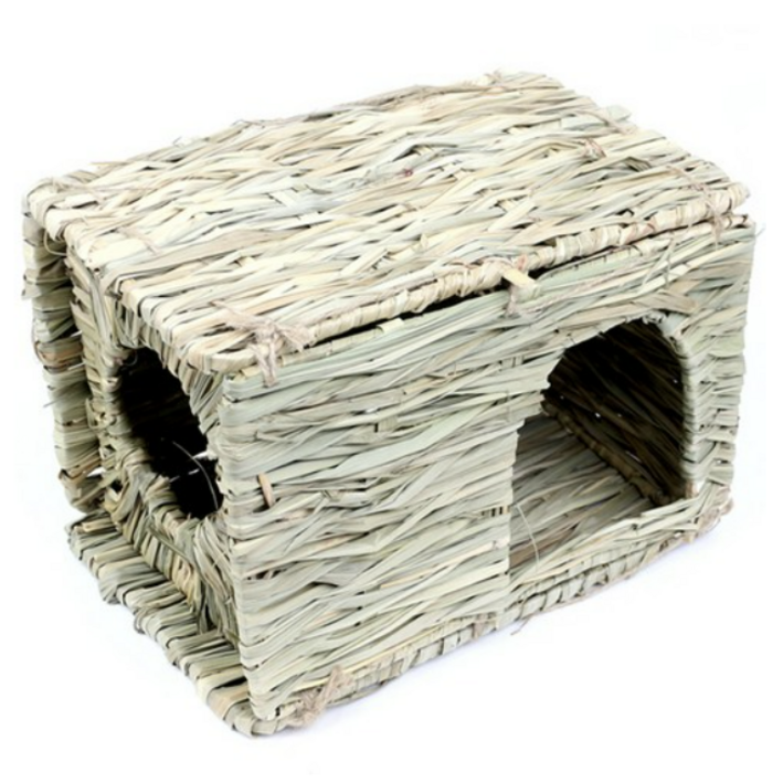 토끼 숨숨집 밀짚 사각하우스 S