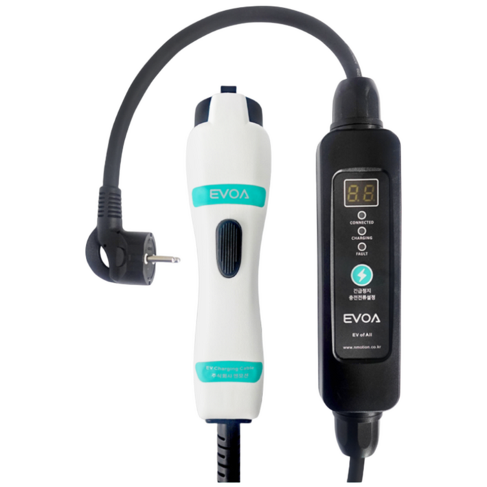 전기차충전기 충전케이블 이보아 완속 국산충전기 이동형 휴대용 220V, 10M