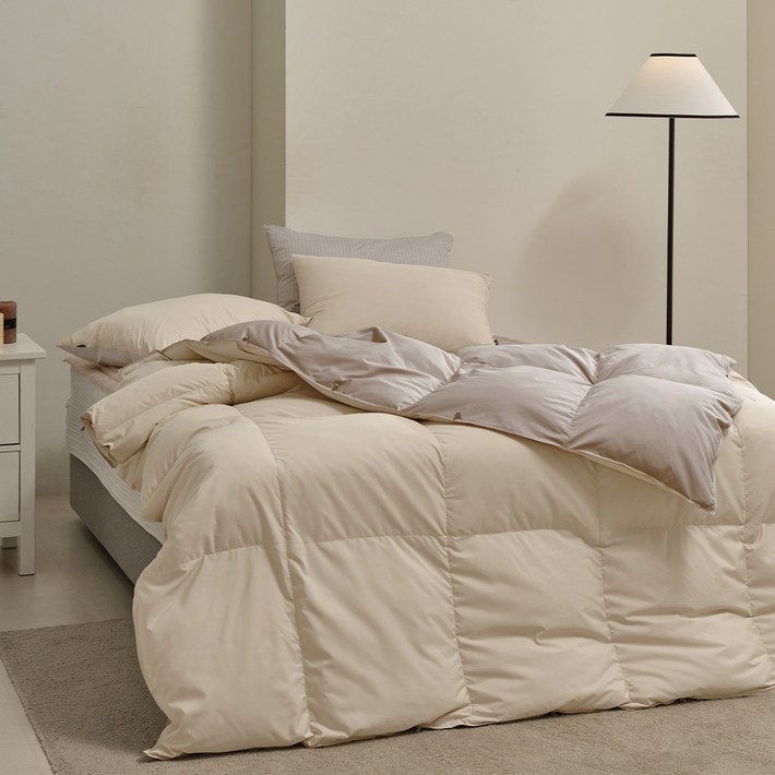 파르페by알레르망 국내 제조 메이비 헝가리80 구스 차렵이불