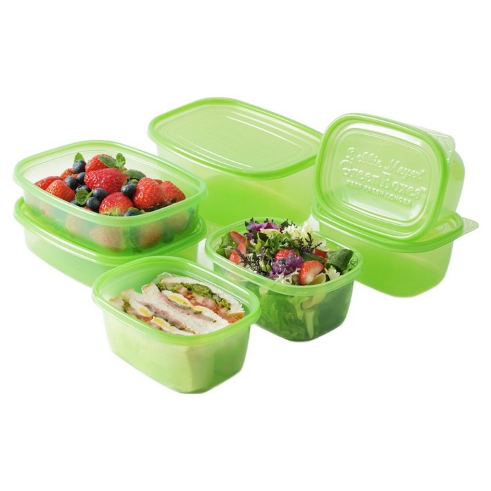 데비마이어 그린박스 보관용기 7개 혼합세트, 1세트, 473ml1P  709ml3P  946ml2P  1.8L1P
