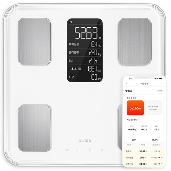 앳플리 더블 스마트 인바디 체중계