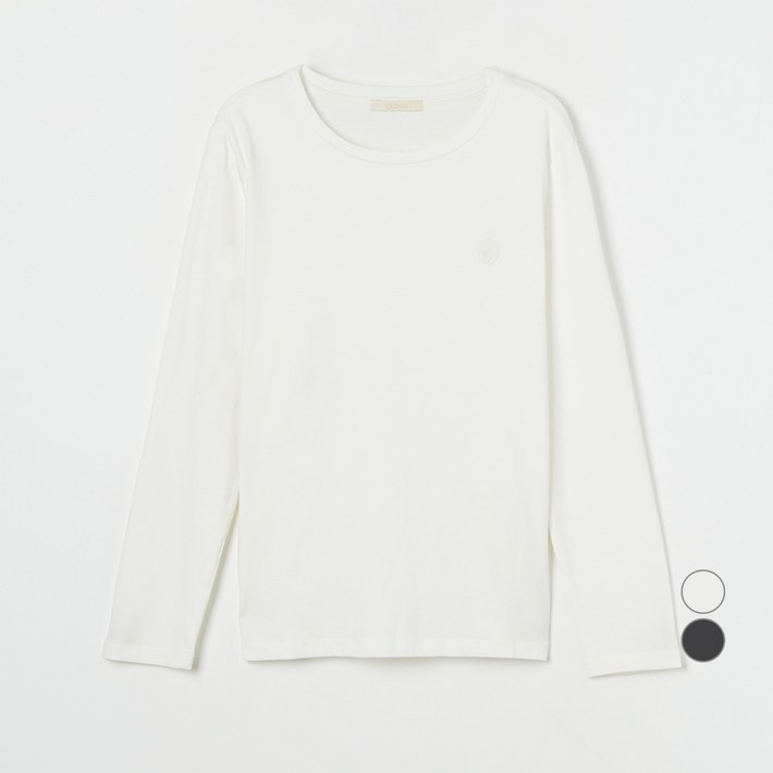 클라비스 여성용 에센셜 베이직 긴팔 티셔츠