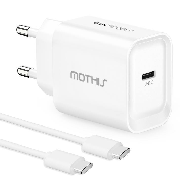 모디스 30W GaN PD 3.0 PPS 초고속 충전기 어댑터  C to C 초고속 케이블 1.2m 세트