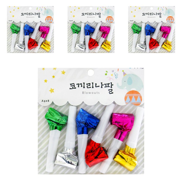 파티쇼 파티코끼리나팔 6종 파티쇼 파티코끼리나팔 6종