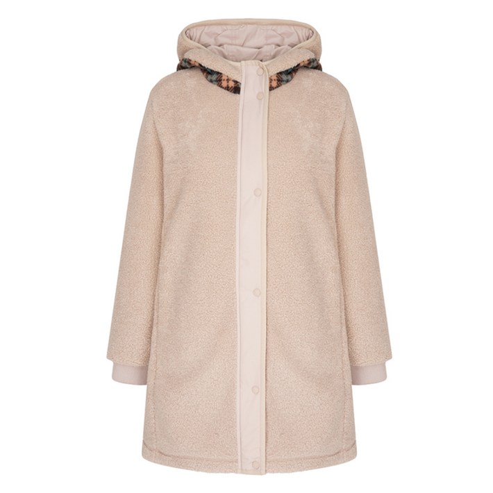 크로커다일 레이디 여성용 후드 일체형 플리스 점퍼 CLCWPF204