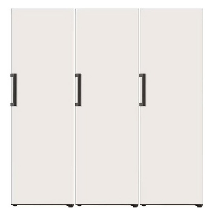 10 환급가전 색상선택형 LG전자 오브제 컬렉션 컨버터블 세트 메탈 좌열림 냉장전용고  냉동전용고  김치냉장고 세트 베이지 방문설치