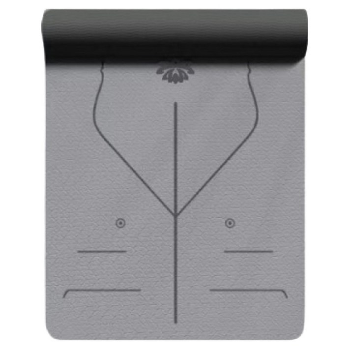 코어가드 두꺼운 논슬립 TPE 요가매트, 그레이, 1개