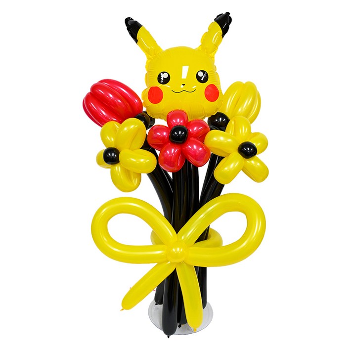 파티클럽 캐릭터 풍선 꽃다발 DIY 세트 피카츄