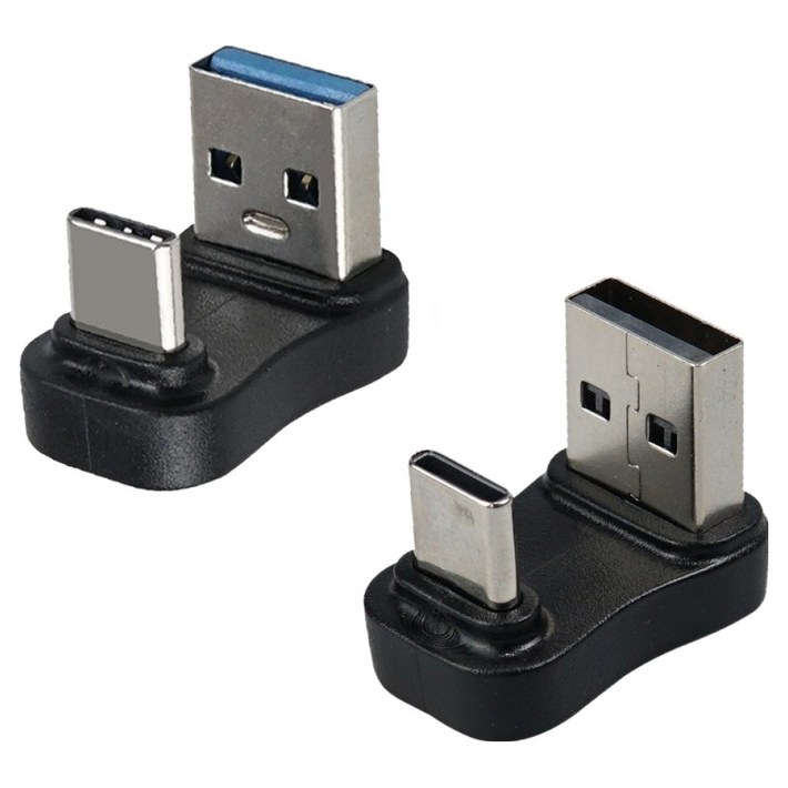 컴스 USB 3.0 A to C타입 젠더 5Gbps 고속전송 꺾임