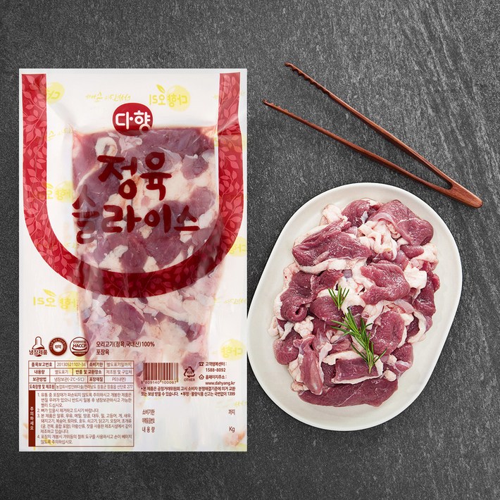 다향오리 오리로스 구이용 냉장, 1kg, 1개