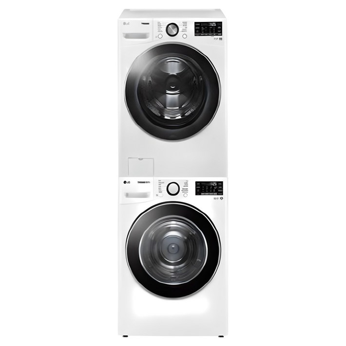 10 환급가전 LG전자 트롬 세탁기 F24WDWP  건조기 RH19WTWN 24kg  19kg 방문설치