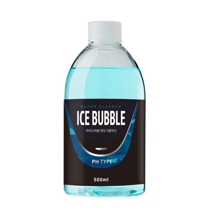 아이스버블 면도기클리너 세정액 PH타입 500ml, 단일상품, 단일색상 아이스버블 면도기클리너 세정액 PH타입 500ml, 단일상품, 단일색상