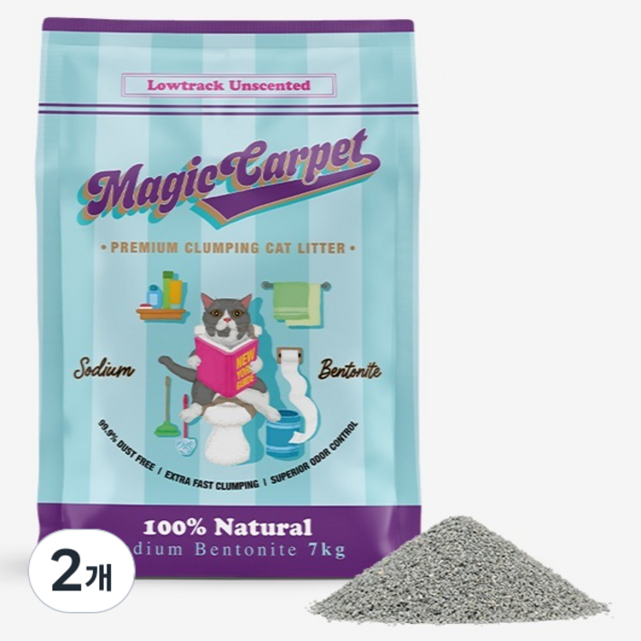 매직카펫 굵은입자 고양이 모래