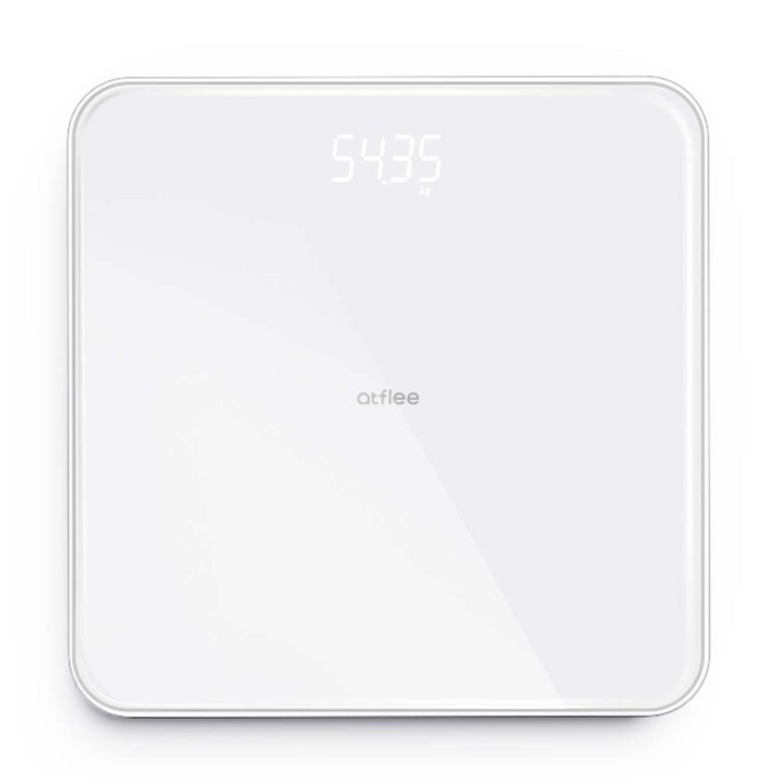 앳플리 디지털 LED 체중계, T3, 화이트, 1개