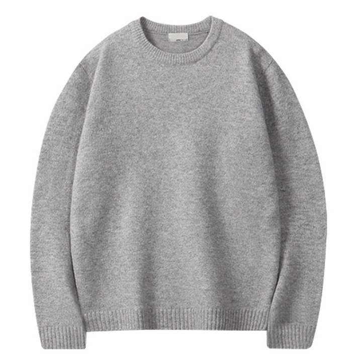 레이먼 남성용 소프트 라운드넥 니트