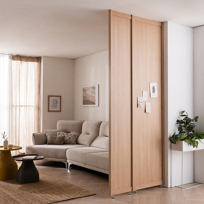 코세드 공간분리 원목 우드 가벽 파티션 무타공