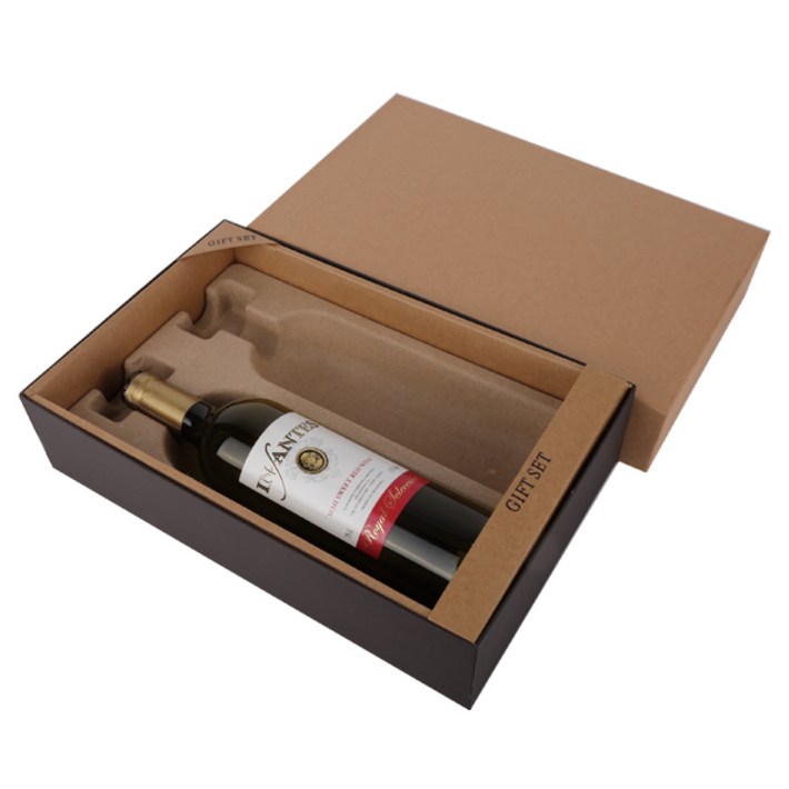 와인케이스 1본입 밤색 무인쇄 10ea, 10개