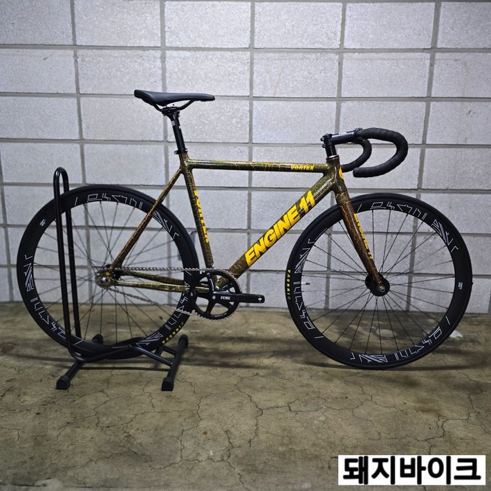 2025 엔진11 볼텍스 머스타드 픽시 고정기어 자전거