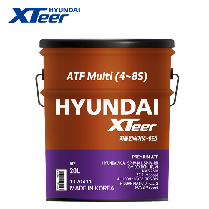 현대 엑스티어 xteer atf multiv48 4단8단 자동미션 오일 20L, 1개