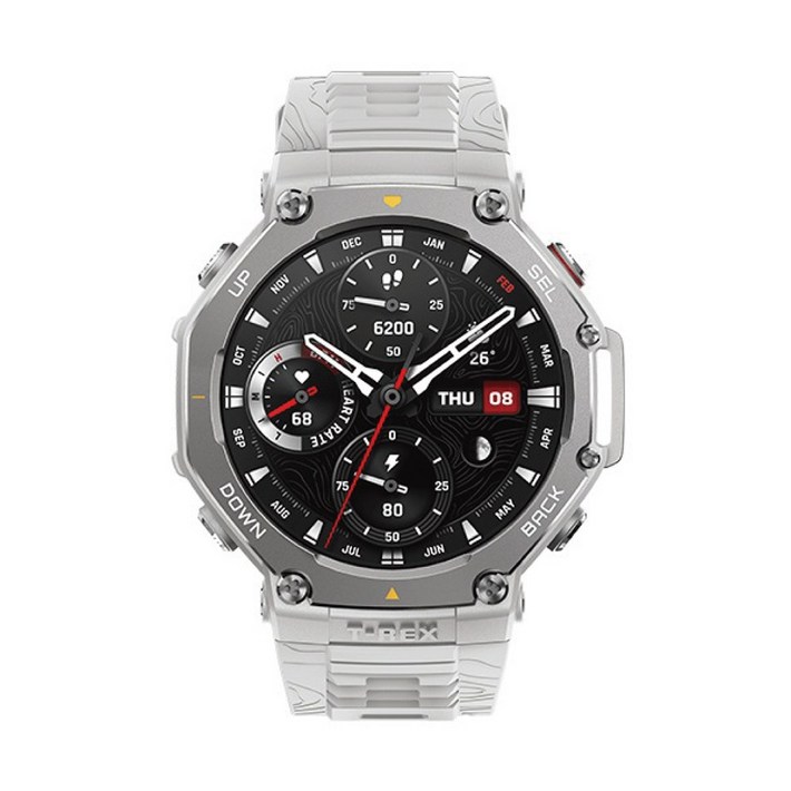 어메이즈핏 스마트워치 TREX 3, 헤이즈 그레이, 3.81cm, GPS  블루투스