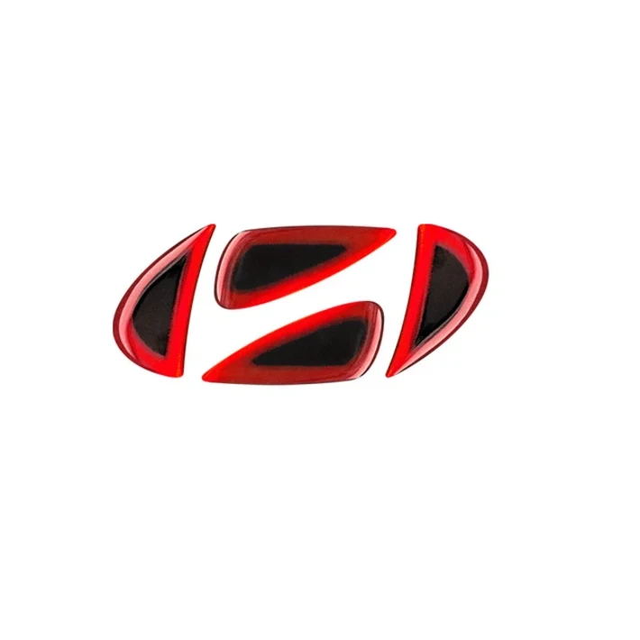 자동차 핸들 전면 엠블럼 배지 로고 스티커 현대 호환 엘란트라 아반떼 I30 투싼 악센트 IX35 I20 소나타