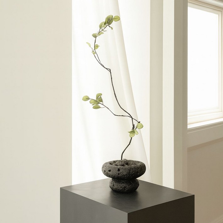 티슬 화분 스톤 디퓨저 화산석 아로마 오일 집들이 선물 세트 홈데코