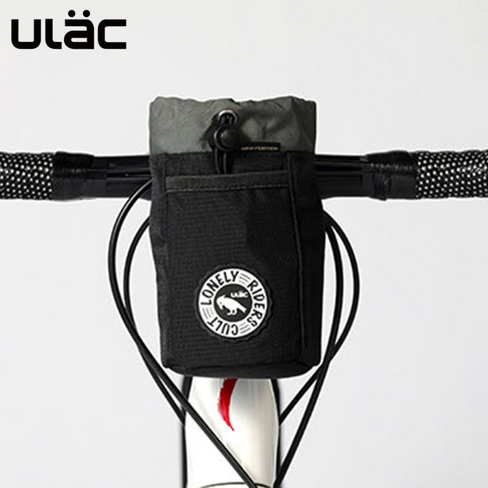 유락 CHOLD 1.0L PB1 자전거 미니벨로 브롬톤 스템백 핸들바 가방, Black, 1개
