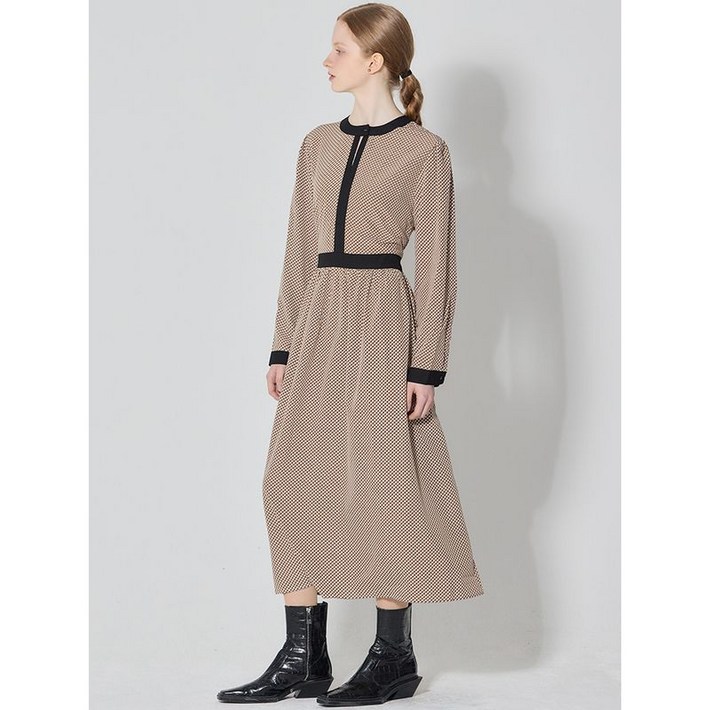 오조크 차이나카라 나염 원피스 택가격 124000원