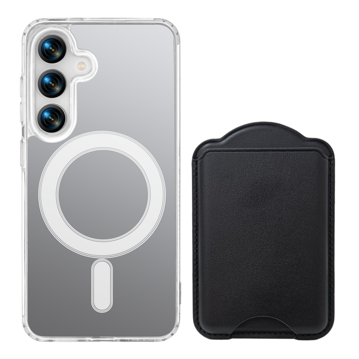 가꼬싶다 강력 갤럭시 맥세이프 케이스  3장 수납 카드지갑 세트