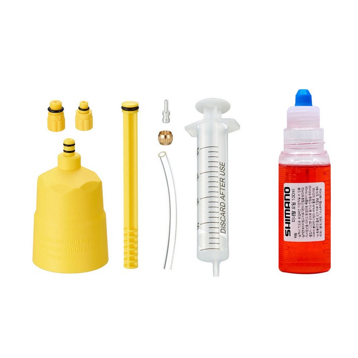 시마노 정품 유압식 디스크 브레이크 블리딩 미네랄 오일, 1개