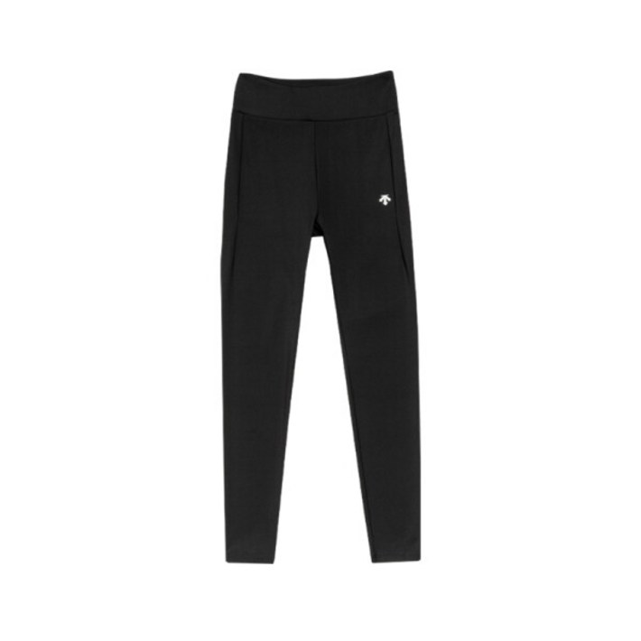 [데상트] 여성 에센셜 하이라이즈 9.5부 레깅스 SP122TKL21BLK