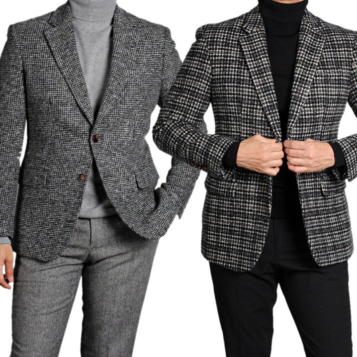 MANA마나 가을 겨울 울 9050 남자 남성 콤비 자켓 블레이저 마이