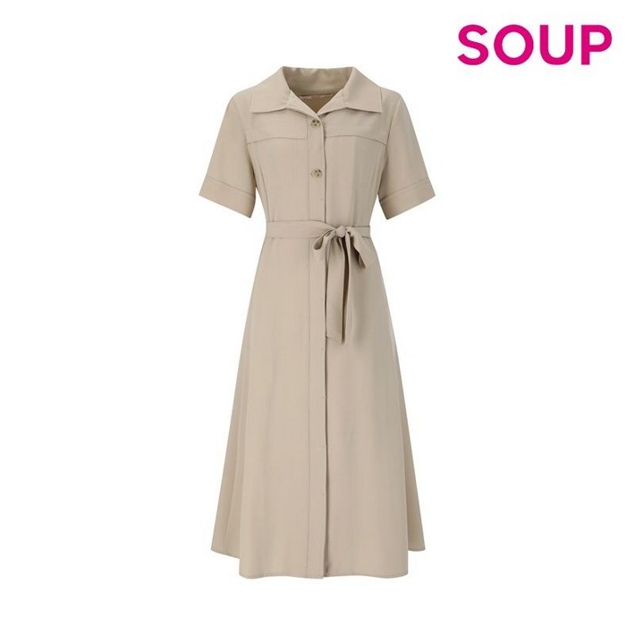 백화점 정품 숲 원피스 벨티드 셔츠형 원피스SZ5OP32