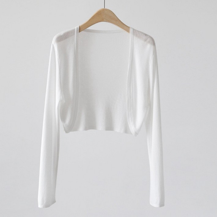 메이킹유 봄여름 크롭 가디건 WA6163쿨링볼레로77size 추가