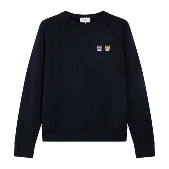 메종키츠네 남자 맨투맨 더블 폭스 패치 FM00358KM0002 P195