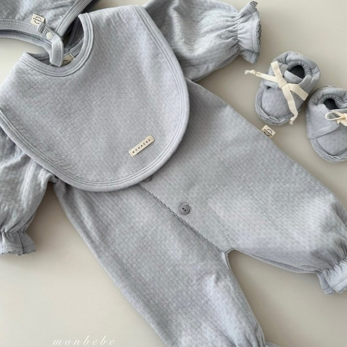 일상다많사 26ss 글로리 바디슈트 몽베베 봄 신생아옷 5개월아기외출복 백일슈트