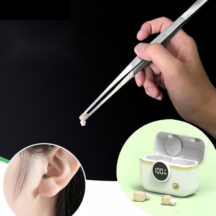 Fowod 보이지 않는 이어폰 신형 미니 수면 이어폰 무통착용