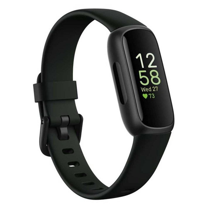 Fitbit Inspire 3 피트니스 트래커  스트레스 관리, 운동 강도 및 수면 추적, 연중무휴 심박수, 소형 및 대형 클래식 밴드 포함  미드나잇 젠블랙 141509, 1개