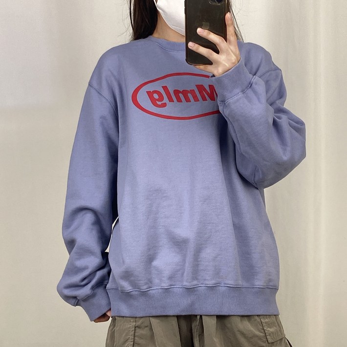 구제의류Mmlg 엠엠엘지 피그먼트 맨투맨 S  빈티지아워 240816