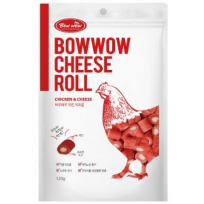 바우와우 강아지간식 연어치즈롤 컷팅 120g, 2개, 바우와우 치킨롤, 120g 바우와우 강아지간식 연어치즈롤 컷팅 120g, 2개, 바우와우 치킨롤, 120g