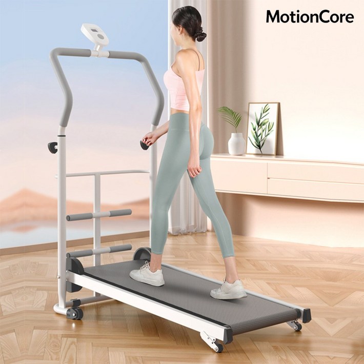 모션코어 트레드밀 가정용 런닝머신 워킹패드 무동력 홈트 접이식 실내 워킹머신 운동기구, Motion Gray, MOP7세대