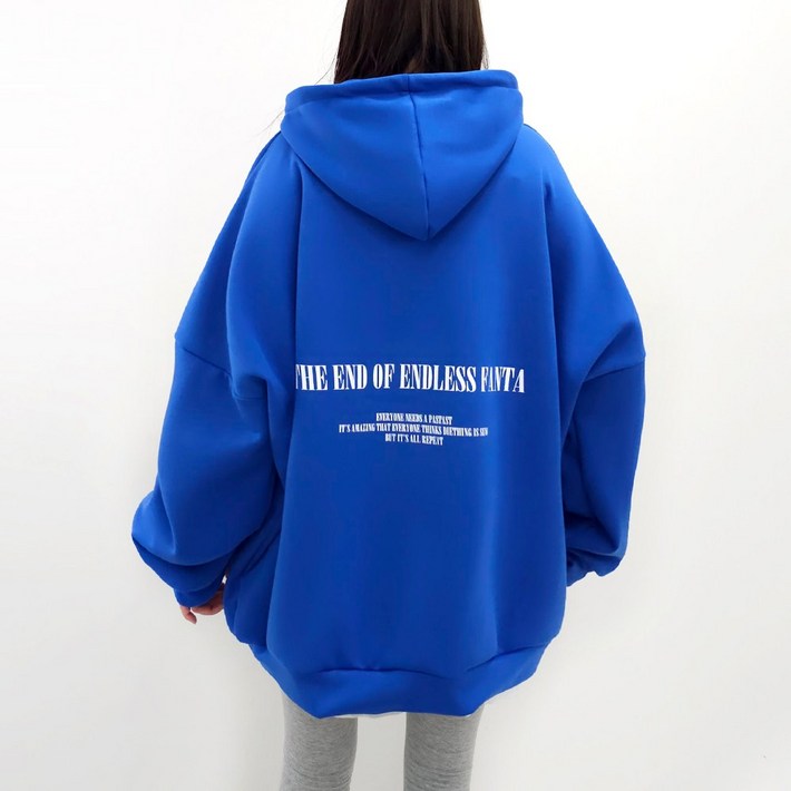 [6XL, 3COLOR] 엔드리스 후드티 55~99까지 빅사이즈 오버사이즈 루즈핏 남여공용 홈웨어 박스 후드
