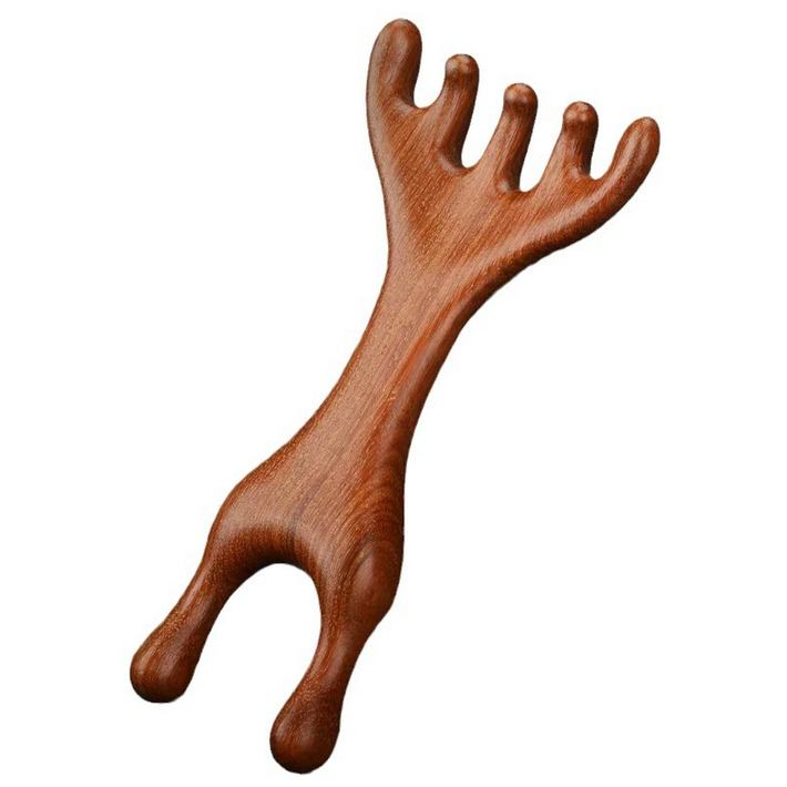 괄루미 양면 멀티 두피 괄사 마사지기, 1개, 단일색상