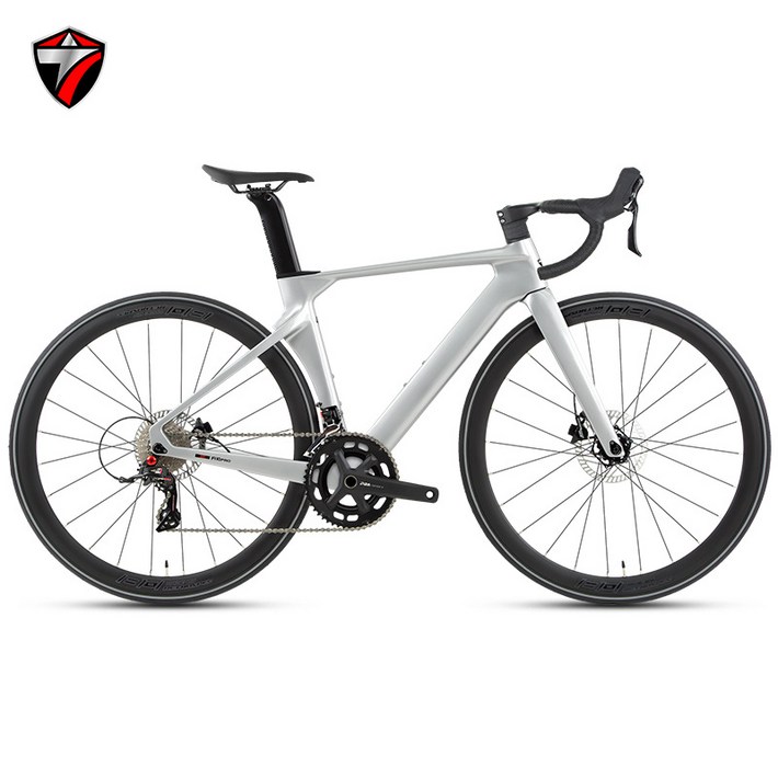 트위터 R10pro 탄소 섬유 도로 자전거 스포츠카 22 가변 브레이킹 윈드 카 통합 알루미늄 핸들, 04 Silver, 1개