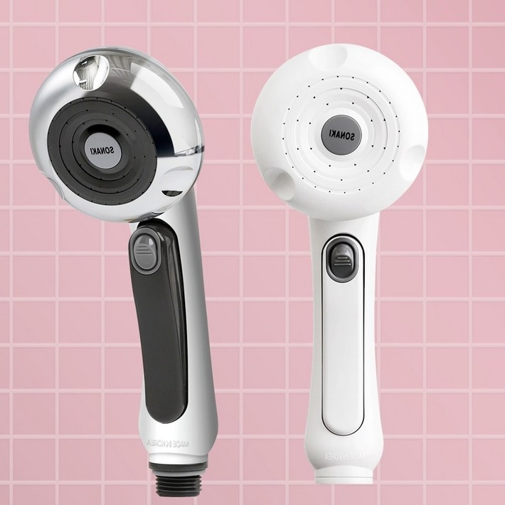 국산 온오프 버튼 샤워기 헤드 단품 15종 모음 절수 미세홀 수압상승