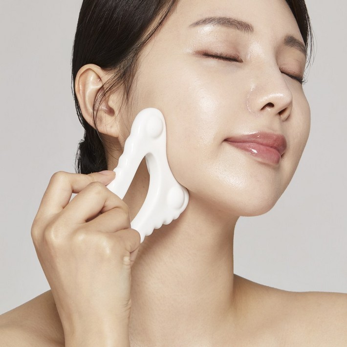 BeaumAnt 뷰망뜨 천연 도자기 셀프 괄사 세라믹 괄사, 1개, 단일색상 BeaumAnt 뷰망뜨 천연 도자기 셀프 괄사 세라믹 괄사, 1개, 단일색상