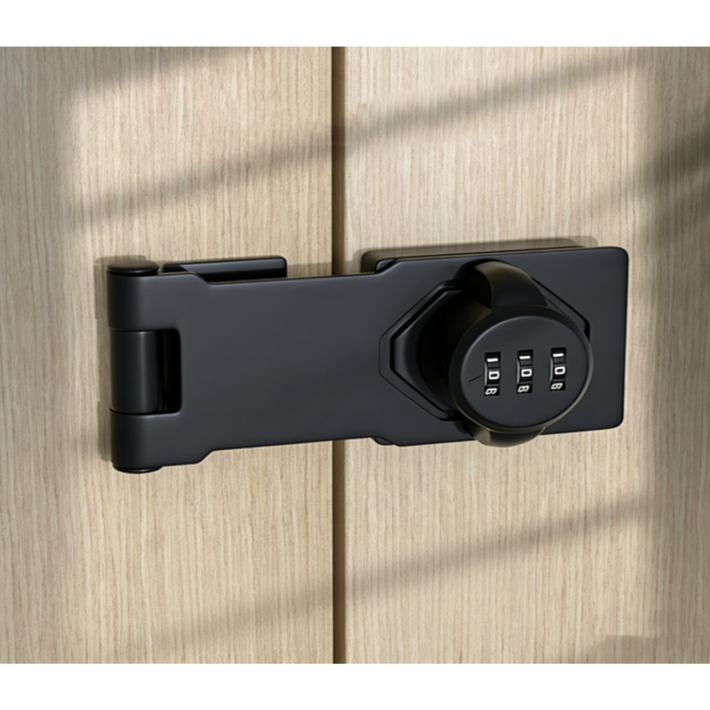 GAPINO 비밀번호 도어락 열쇠필요없는 경첩형 락커룸 사물함 자물쇠